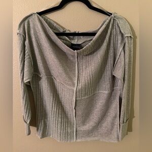 NWT Buckle off the shoulder sweater